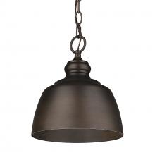  0316-M1L RBZ - Holmes Mini Pendant in Rubbed Bronze